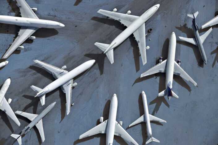 Airplanes parked on a runway RESIDCO - 2018 Room For Growth