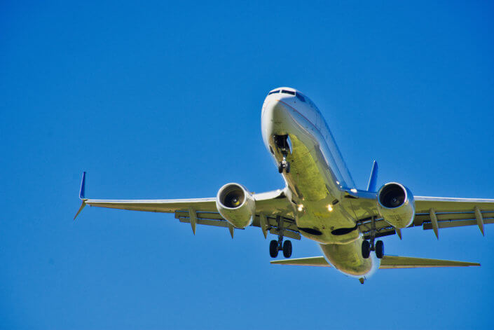 Boeing 737 MAX – Aviation Industry – Larger Civilian Jet Aircraft Take Off – Foreign Travel and Tourism – – Deep Blue Sky – Fine Detail – Boeing 737 RESIDCO - Boeing 737 MAX